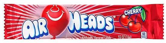 Air Heads Artificially Flavored Candy Cherry 0.55 oz