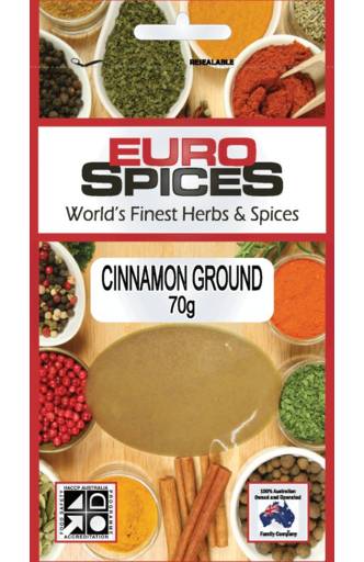 Euro Spices Cinnamon Ground (70g)