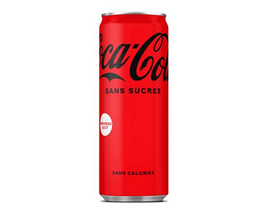 Coca Cola sans sucre (33cl)
