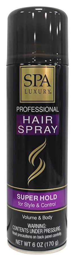 SPA Luxury Super Hold Professional Hair Spray For Style & Control (6 oz)
