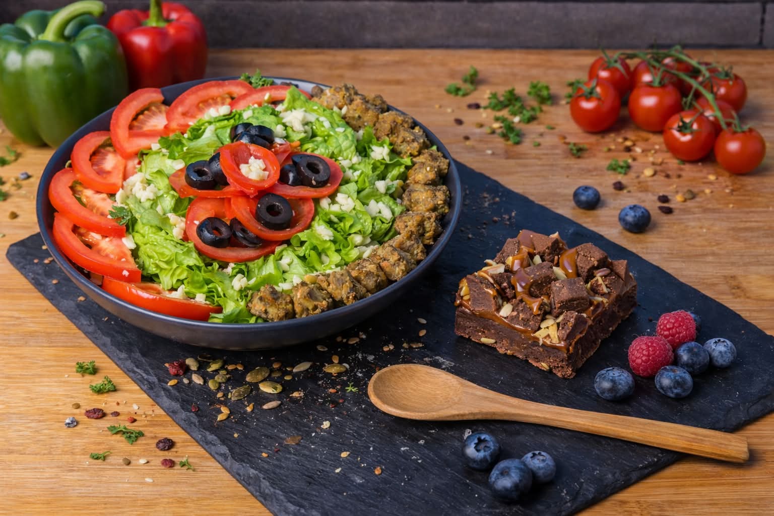 🥗🍰 Formule Salade composée + Dessert ou Frites