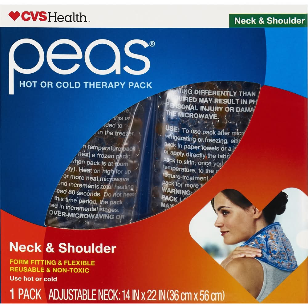 CVS Pharmacy Peas Neck & Shoulder Hot or Cold Therapy pack