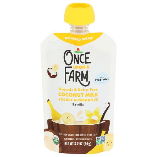 Once Upon a Farm Organic Banilla Coconut Milk Yogurt Alternative