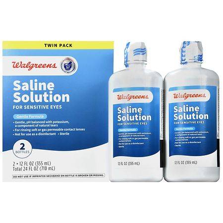 Walgreens Contact Lens Saline Solution