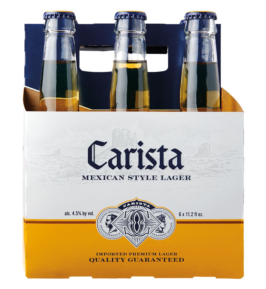 Carista Mexican Style Lager Beer (6 x 11.2 fl oz)
