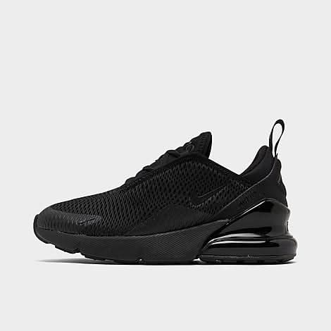 Nike Little Kids' Air Max 270 Casual Shoes, 3.0, Black