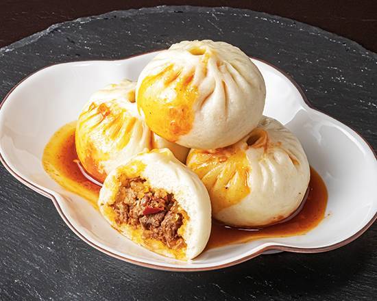 郭さんの火鍋包子（4個入り） Kaku's Hot Pot Bun (4 Pieces)