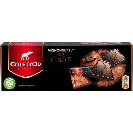 Côte d'Or - Mignonnettes chocolat extra noir (24)