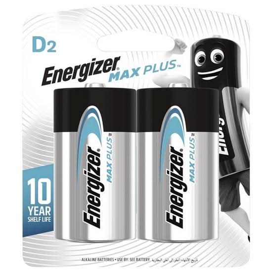 Energizer Max Plus Advanced D 2pk