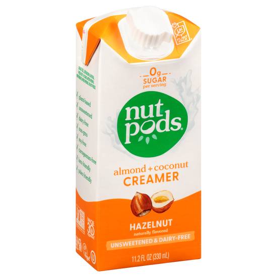 Nutpods Hazelnut Naturally Flavored Almond + Coconut Creamer