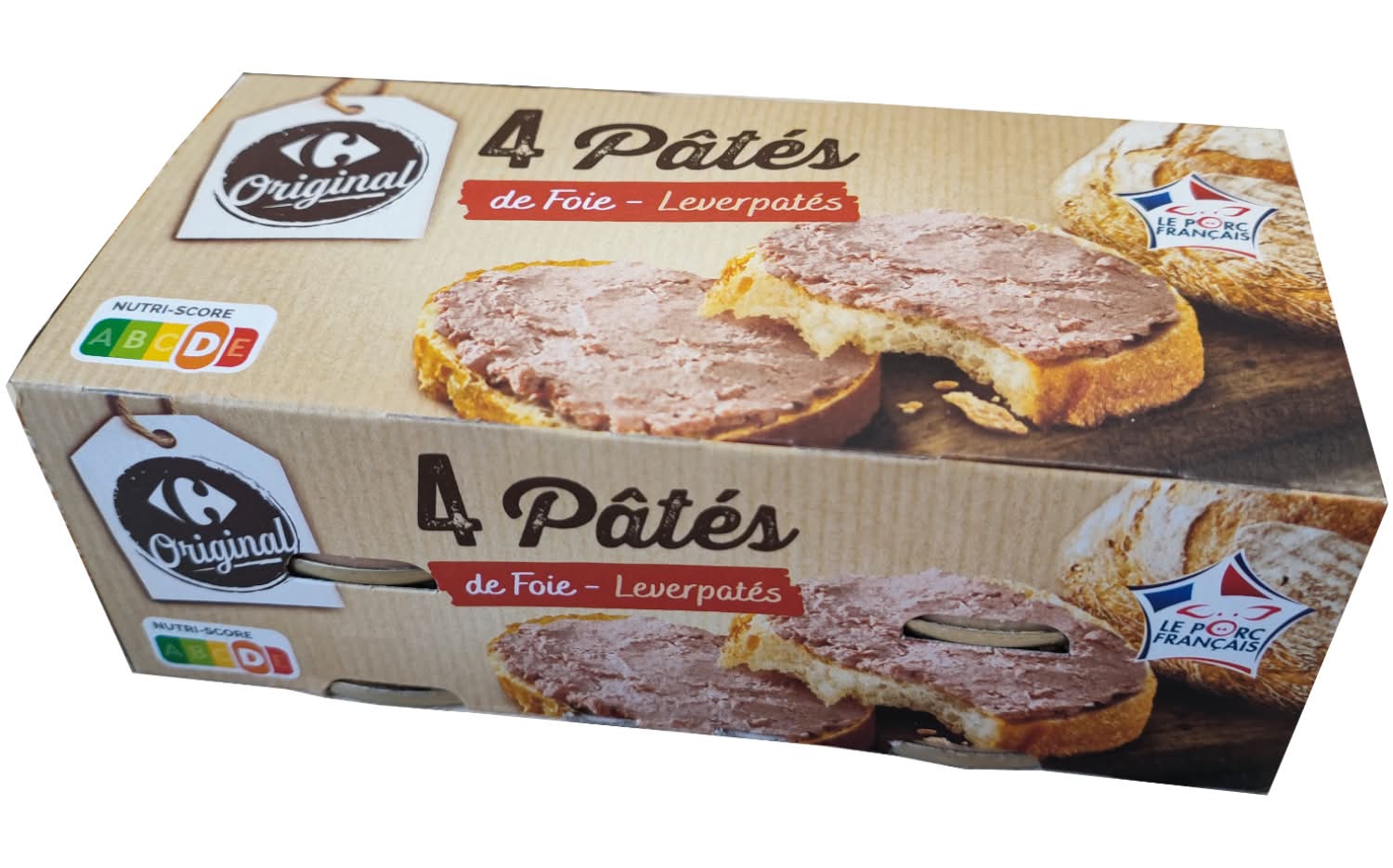 Carrefour Original - Pâté de foie (320g)