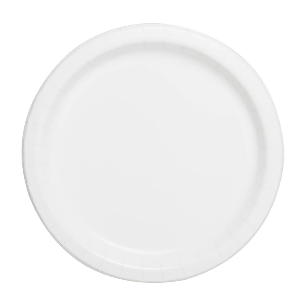 7" White Paper Plates 16 Ct