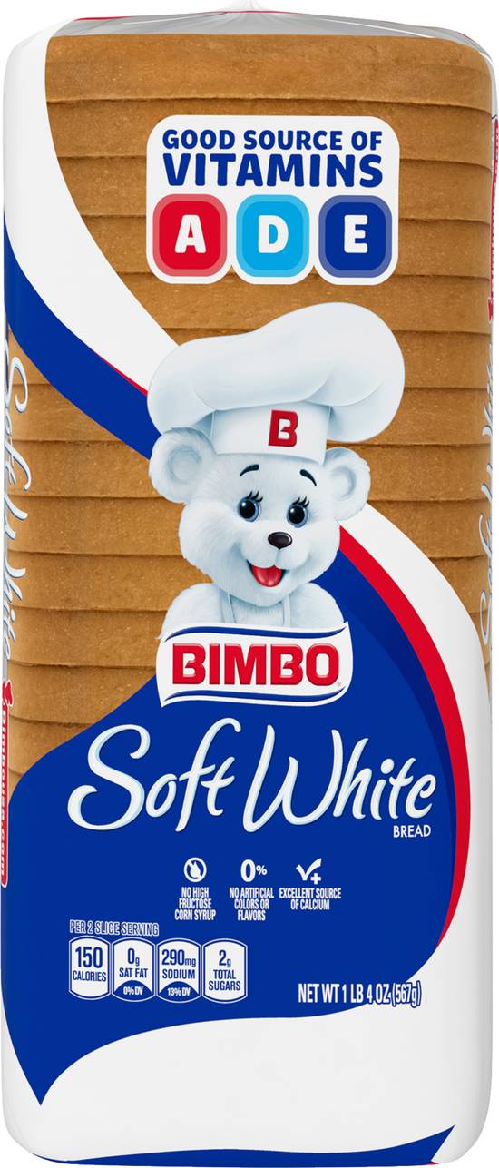 Bimbo Soft White Family Size Bread