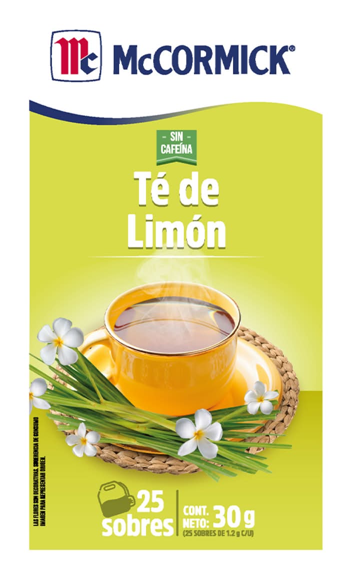 McCormick · Té de limón (1,25 g)