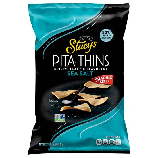 Stacy's Baked Sharing Size Pita Thins (sea salt)