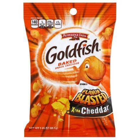 Peppridge Farm Flavor Blasted Goldfish Extra Cheddar 2.45oz