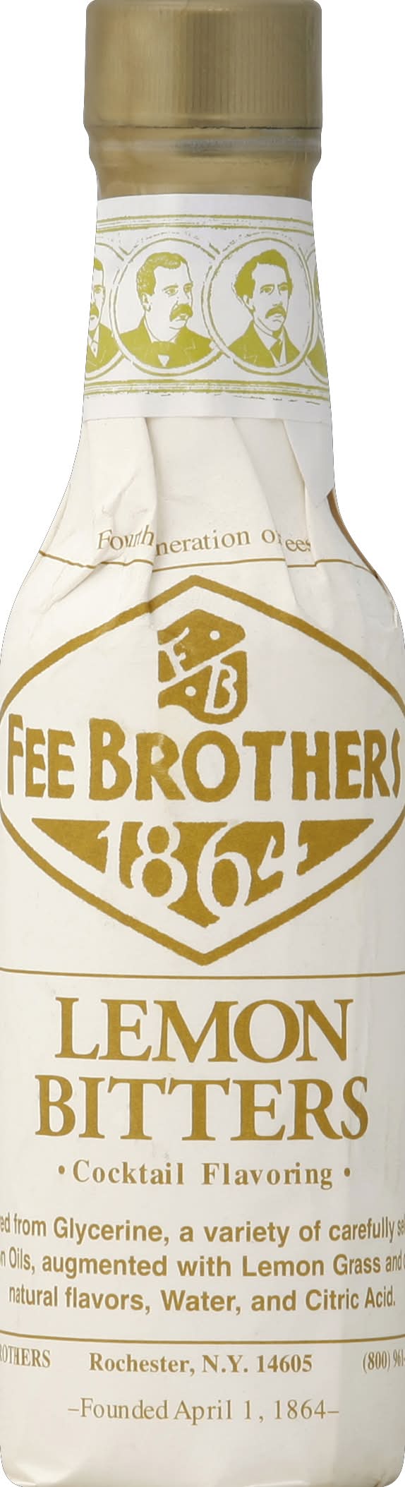 Fee Brothers Cocktail Flavoring Bitters, Lemon (5 fl oz)
