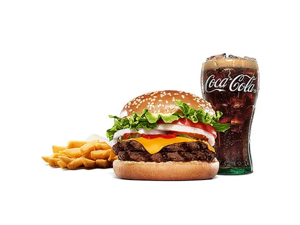 ダブルワッパー チーズJr.セット / Double Whopper Cheese Jr. Set
