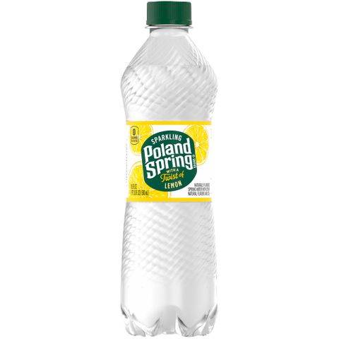 Poland Spring Sparkling Lemon Water .5L