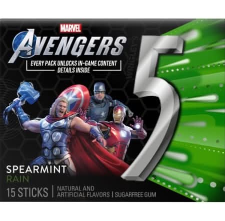 Wrigley's 5® Spearmint Rain Gum - 15 Sticks