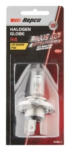 Repco Halogen Globe H4 12V 60/55 W