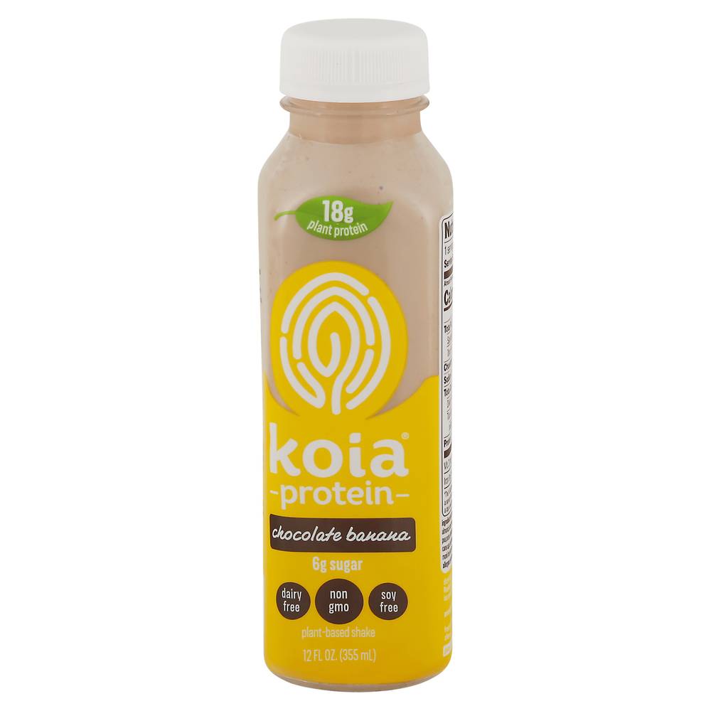 Koia Plant Based Protein Shake, Chocolate-Banana (12 fl oz)