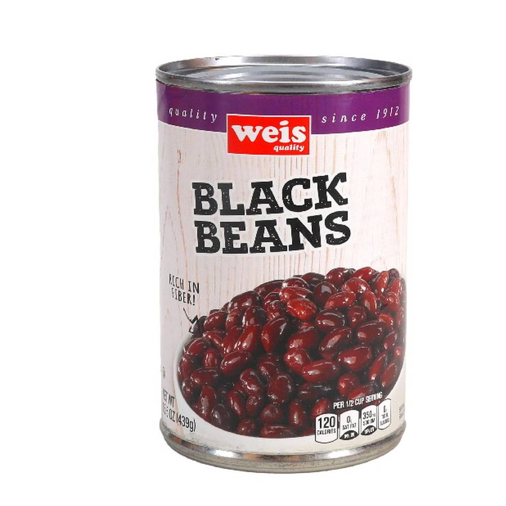 Weis Quality Veg Black Beans (15.5 oz)