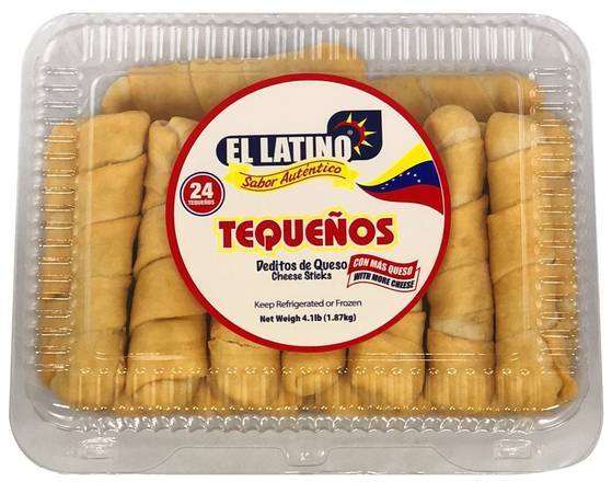 El Latino Tequenos Pre-Fritos O Palitos De Queso, 24 pack