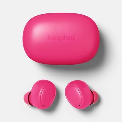 Heyday True Wireless Bluetooth Sweat Resistant Earbuds, Hot Pink