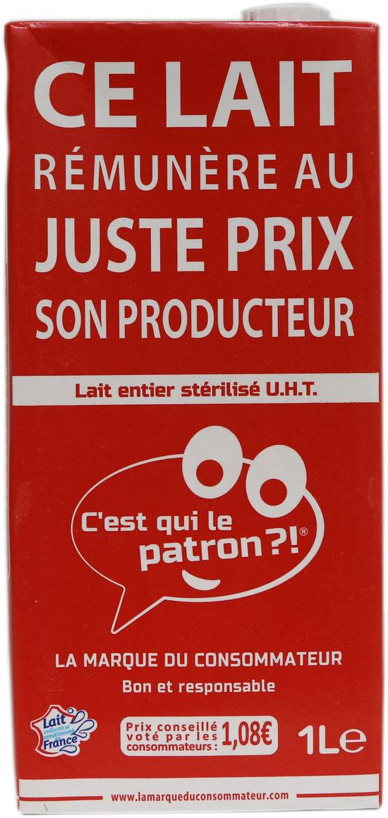 La Marque du Consommateur - Lait entier