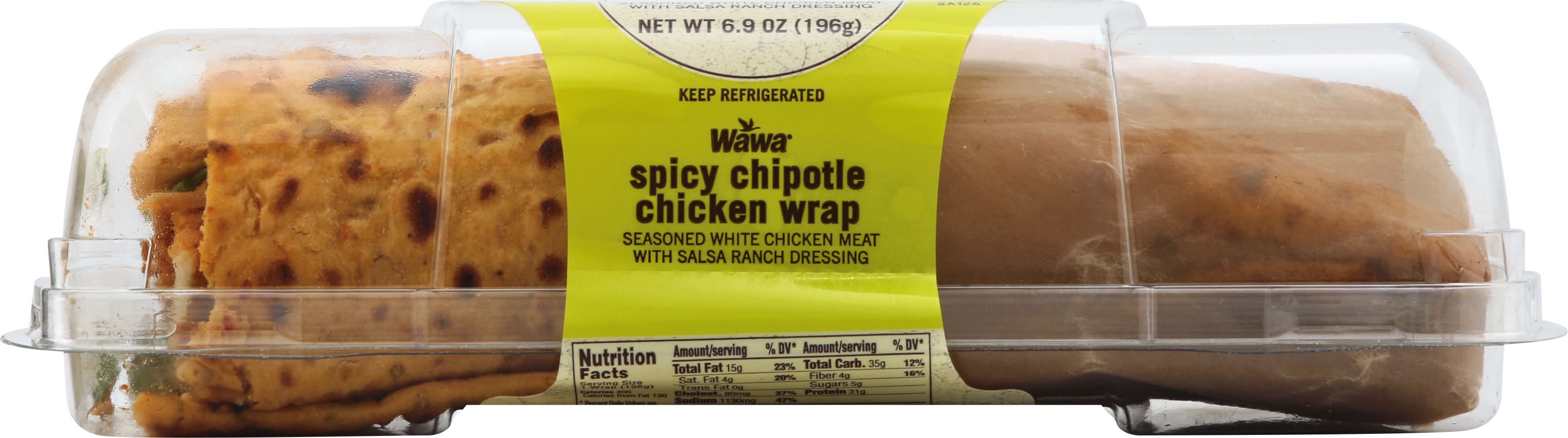 Wawa Spicy Chipotle Chicken Wrap (6.9 oz)