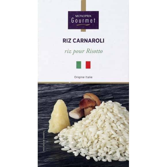 Monoprix Gourmet Riz Carnaroli Pour Risotto Le Paquet De 500G