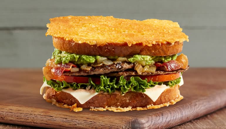Parm-Crusted 1/4lb Burger