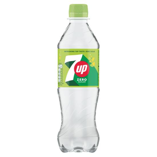 7Up Zero Sugar Soft Drink (500 ml)