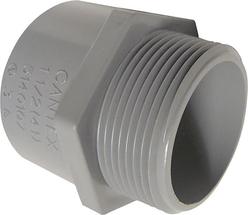 Cantex 1 In. D Pvc Male Adapter For Pvc 1 Pk