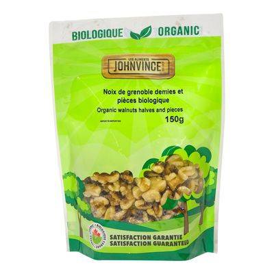 Johnvince noix de grenoble biologiques (150 g) - organic walnuts (150 g)