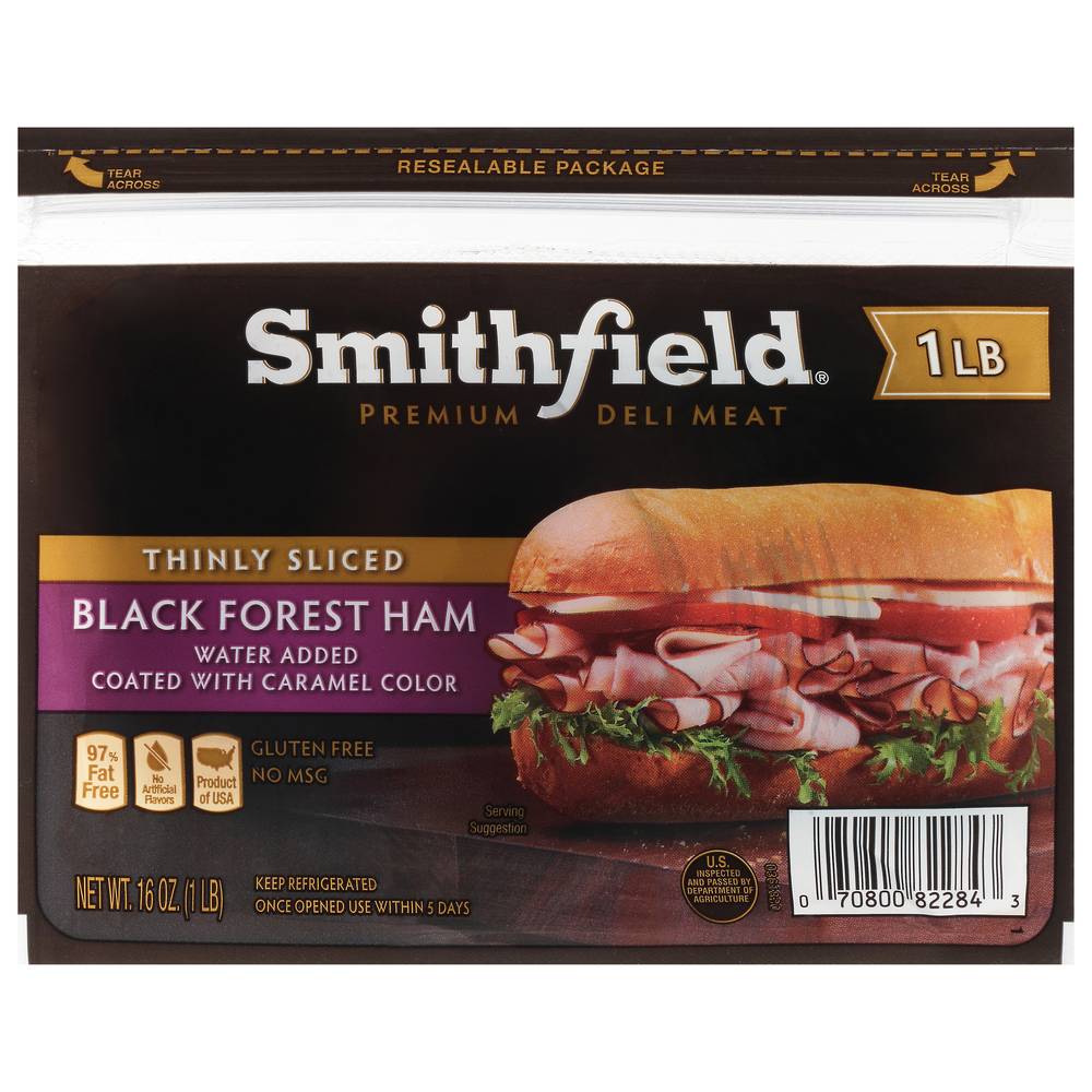 Smithfield Thinly Sliced Black Forest Ham