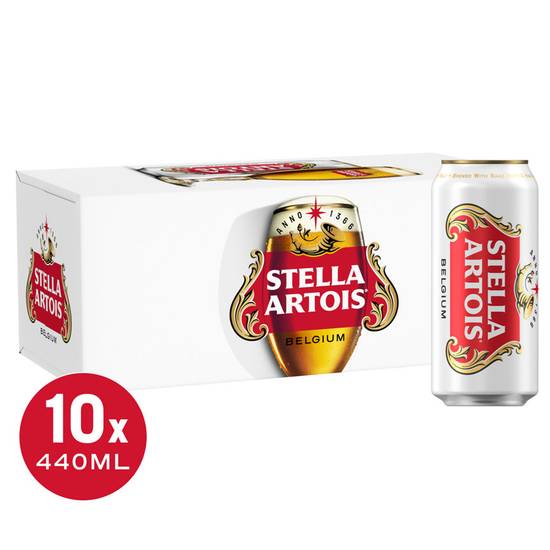 Stella Artois Belgium Premium Lager 10 pk