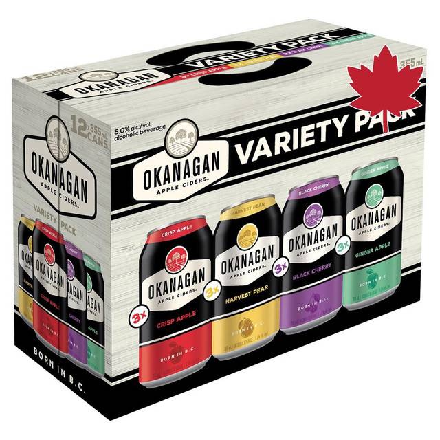 Okanagan Variety Pack (12 x 355 ml) - 5.0% ABV
