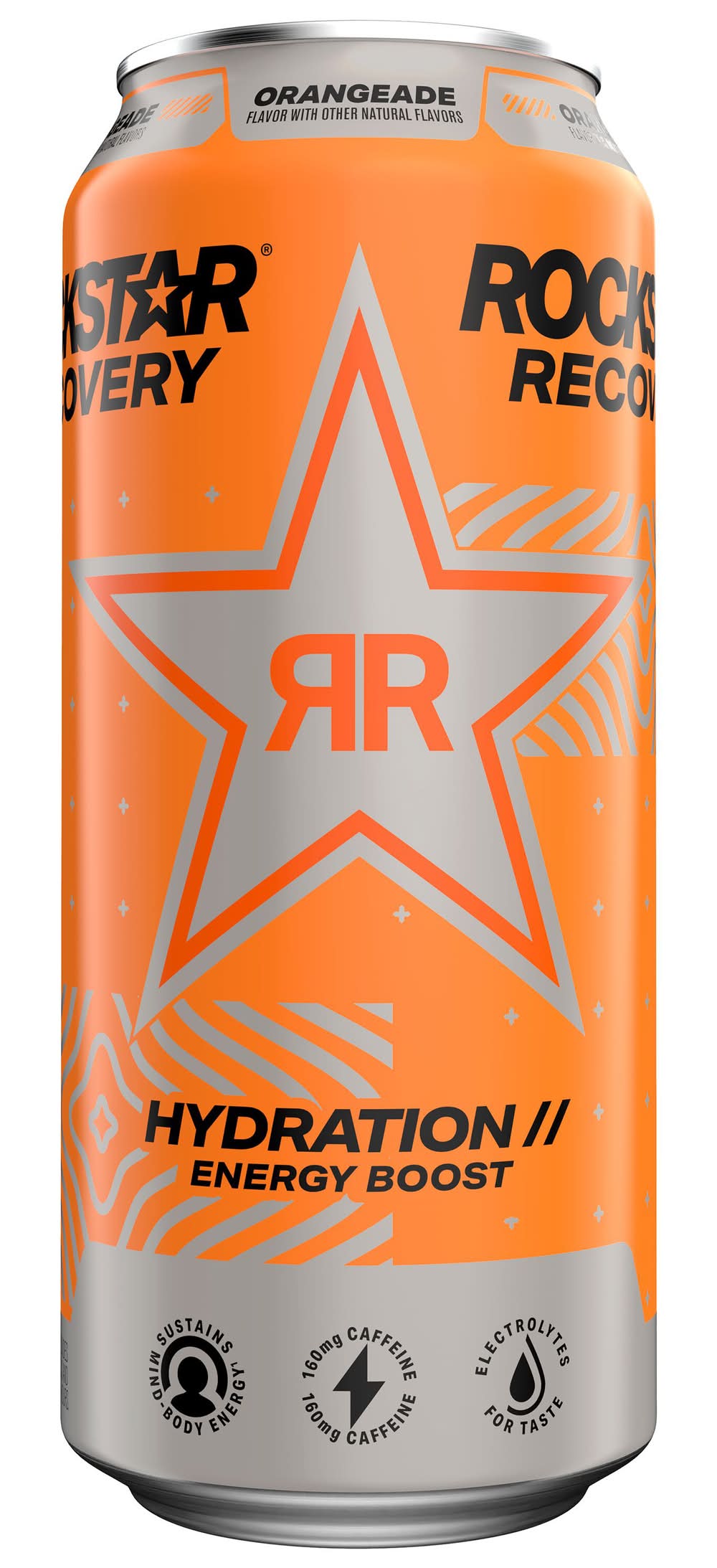 Rockstar Recovery Energy Drink, Orangeade (16 fl oz)