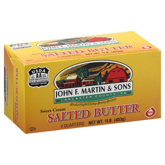 John F. Martin & Sons Salted Butter (1 lb)