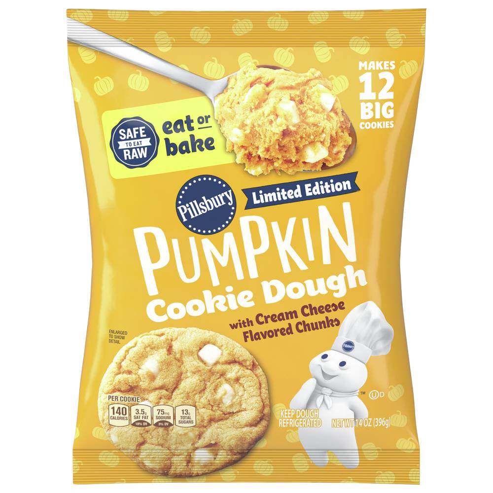 Pillsbury Pumpkin Cookie Dough, Cream Cheese (14 oz)