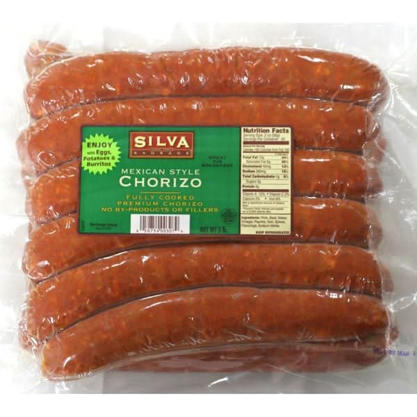 Silva Mexican Style Chorizo Sausage (5 lbs)