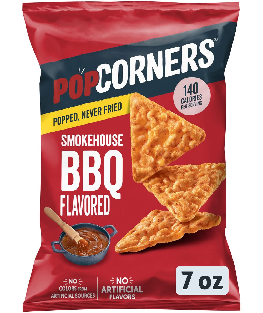 PopCorners Popped Corn Snacks, Smokehouse Bbq (7 oz)