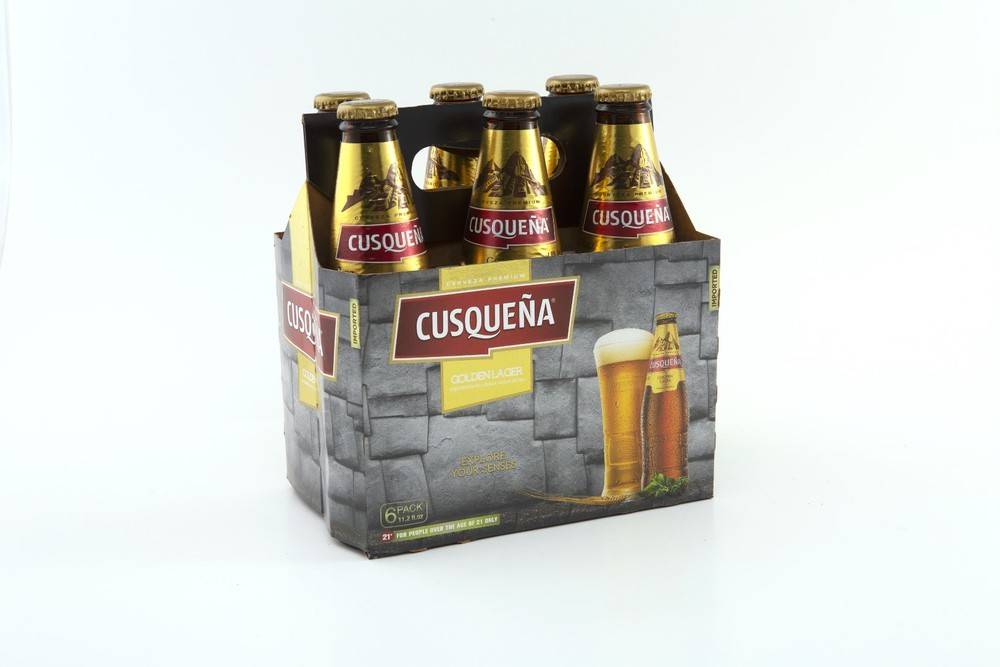 Cusqueña Peruvian Premium Lager Beer (6 x 11.2 fl oz)