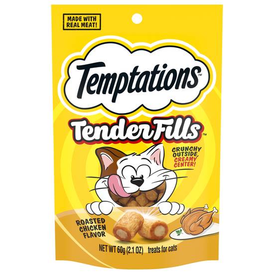 Temptations Tenderfills Roasted Chicken Flavor Treats For Cats