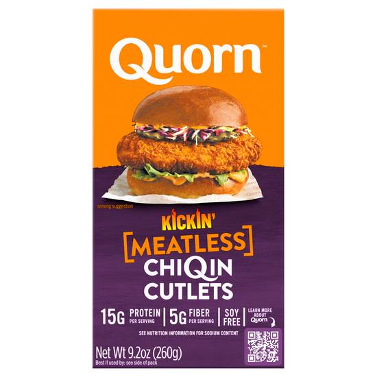 Quorn Kickin Meatless Chiqin Cutlets