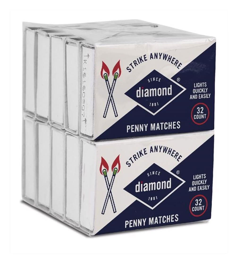Diamond Greenlight 1.75 In. L Strike Anywhere Matches 32 Pc