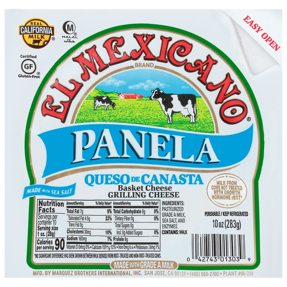 El Mexicano Grilling Panela Queso Basket Cheese (10 oz)