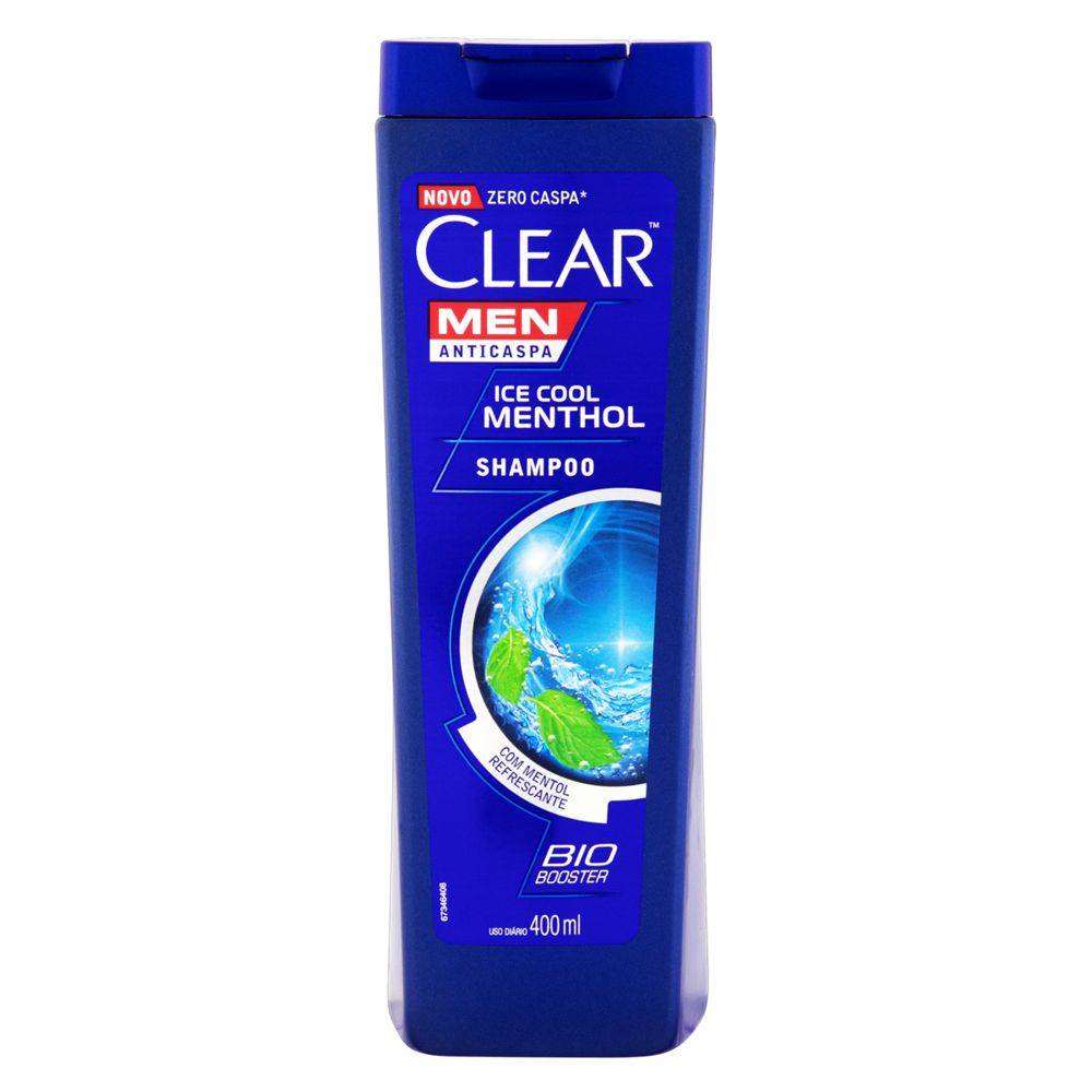 Clear Shampoo anticaspa Men ice cool menthol (400ml)